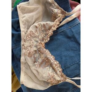 Cream/ Brown Bra Joy Spun Size XXL